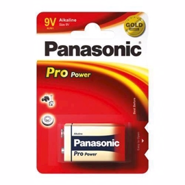 Panasonic 9V/6LR61 Alkaline Pro Power batteri